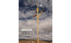 Aeolos - Model H 500W - Horizon Axis Wind Turbine