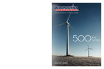 Aeronautica - Model 500kW Services - Wind Turbine - 47m Rotor - Brochure