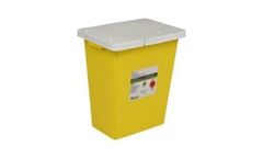 SharpSafety - Model 8931 - Chemotherapy Container, Hinged Lid 12 Gal