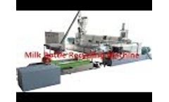 Crushed Rigid Plastic Recycling Extruder