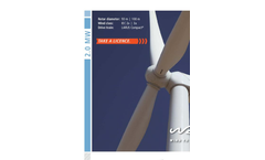 W2E - Model 2.0 MW - Wind Turbine Datasheet