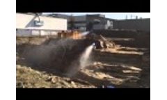 SprayCannon 35 Used at a Soil Remediation Plant Video