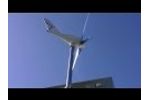 Silentwind wind generator is charging Motorhome`s batteries in Sydney Video