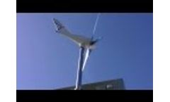 Silentwind wind generator is charging Motorhome`s batteries in Sydney Video