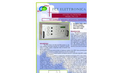 PCF-Elettronica - Model 110 E - Stationary Hot FID Detector- VOC Monitor - Brochure