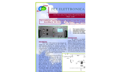 PCF-Elettronica - Model 110 H - Hot FID VOC/THC Rack Mounted Monitor - Brochure