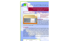 PCF-Elettronica - Model 529 BZ - Hot FID Benzene Automatic Analyzer - Brochure