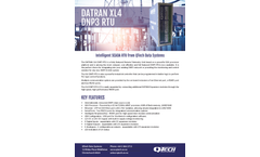 QTech - Model XL4 DNP3 RTU - Industrial Controller System - Datasheet