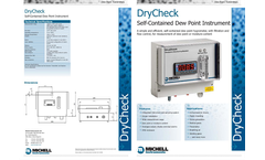 DryCheck - Self-Contained Dew Point Instrument Datasheet