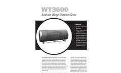 WT3600 - Modular Weigh Trunnion Scale Brochure