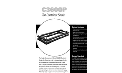 Model C3600P - Precision Ton Container Scale Brochure