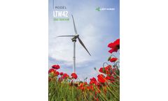 Leitwind - Model LTW42 - 250 - 500 kW Smallest Wind Turbine - Brochure