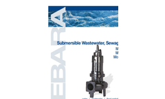 EBARA - Model DLFU - Submersible Cast Iron Wastewater Sewage Pump Brochure