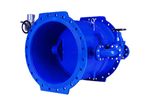 AB Valves - Model F5 - Butterfly Valve, Double Eccentric, Flanged Type with Bypass