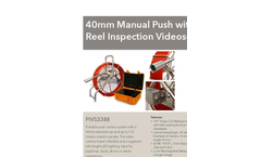 Model 40mm - Manual Push With Reel Inspection Videoscope System - Datasheet