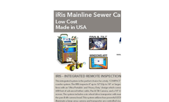USA Borescopes - Model IRis - Mainline Sewer Camera - Brochure