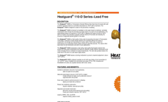 Model HG110 D - Triple Listed Thermostatic Mixing Valve Brochure