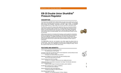 SHARKBITE - Model EB25 - Pressure Regulator Valve Brochure