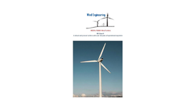 WESPA - Model 750KW - Wind Turbine - Brochure