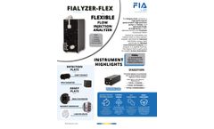 FIAlyzer - Model FLEX Series - Flow Injection Analyzer - Brochure