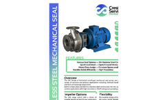 Model SHL - Stainless Steel Mechanical Seal Pump Brochure