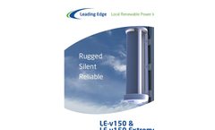 Leading Edge - Model LE-v150 - Vertical Axis Turbine Brochure