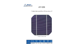 Alps - 6 Inches 3 Bus Bar Mono Solar Cell  - Brochure