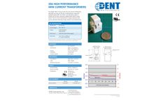 Dent - Model 20-A - Hinged Current Transformers - Sensors for Energy Metering - Brochure