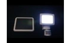 Solar Lamp Motion Sensor 80 LED SMD Video