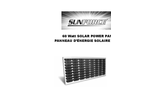 60 Watt Monocrystalline Solar Panel Brochure