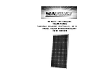85 Watt Crystalline Solar Panel Brochure