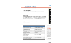 Auxin - 60 Cell Mono Monocrystalline Solar Panel - Brochure