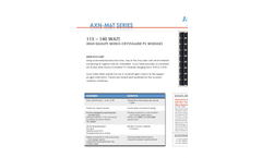 Auxin - 60 Cell Bi-Facial Mono-Crystalline Pv Modules - Brochure