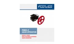 FluoroSeal - Model FMO-C Series - Declutchable Override Gear Box - Brochure
