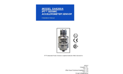 Model SA6200A - General Purpose Accelerometer Broucher