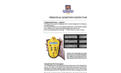 Personal Lightning Detector Brochure