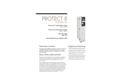 Model Protect 8.31/8.33 - 384 V DC - Uninterruptible Power Supply UPS Systems Brochure