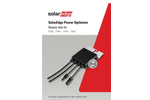 SolarEdge - Model P300 / P350 / P405 / P500 - Optimizer Power - Brochure