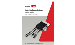 SolarEdge - Model P300 / P350 / P405 / P500 - Optimizer Power - Brochure