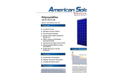 Supremacy - Model 240P, 245P, 250P, 255P, 260P - Polycrystalline Solar Module-  Brochure