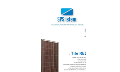Model Tile Red series - 250Wp Polycrystalline Module Brochure