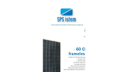 60 Cells Frameless Polycrystalline Module Brochure