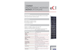 156M60 - Monocrystalline Photovoltaic Modules Brochure