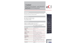 156M60 - Monocrystalline Photovoltaic Modules Brochure