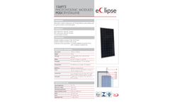 Eclipse - Model 156P72 - Monocrystalline Photovoltaic Modules - Brochure