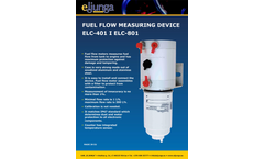 Model ELC-401/801 - Fuel Flow Measuring Device Datasheet
