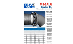 Megalug - Model 1100 Series - Mechanical Joint Restraints for Ductile Iron Pipe - Brochure