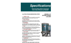 Model E-Series - Boilers Brochure