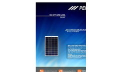 Model OS10P - Poly-Crystalline Solar Module Brochure