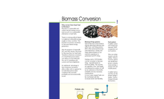 Biomass Conversion Boiler Brochure